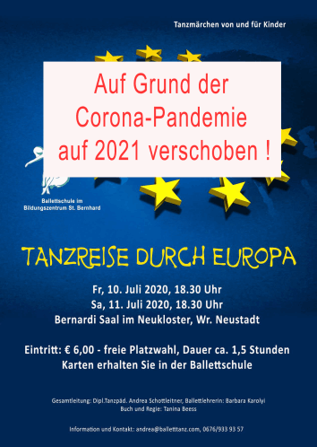 Tanzreise durch Europa